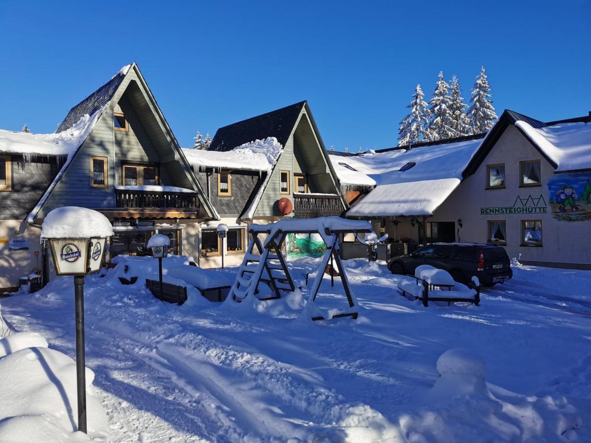 Hotel-Pension Rennsteighutte Frauenwald Dış mekan fotoğraf