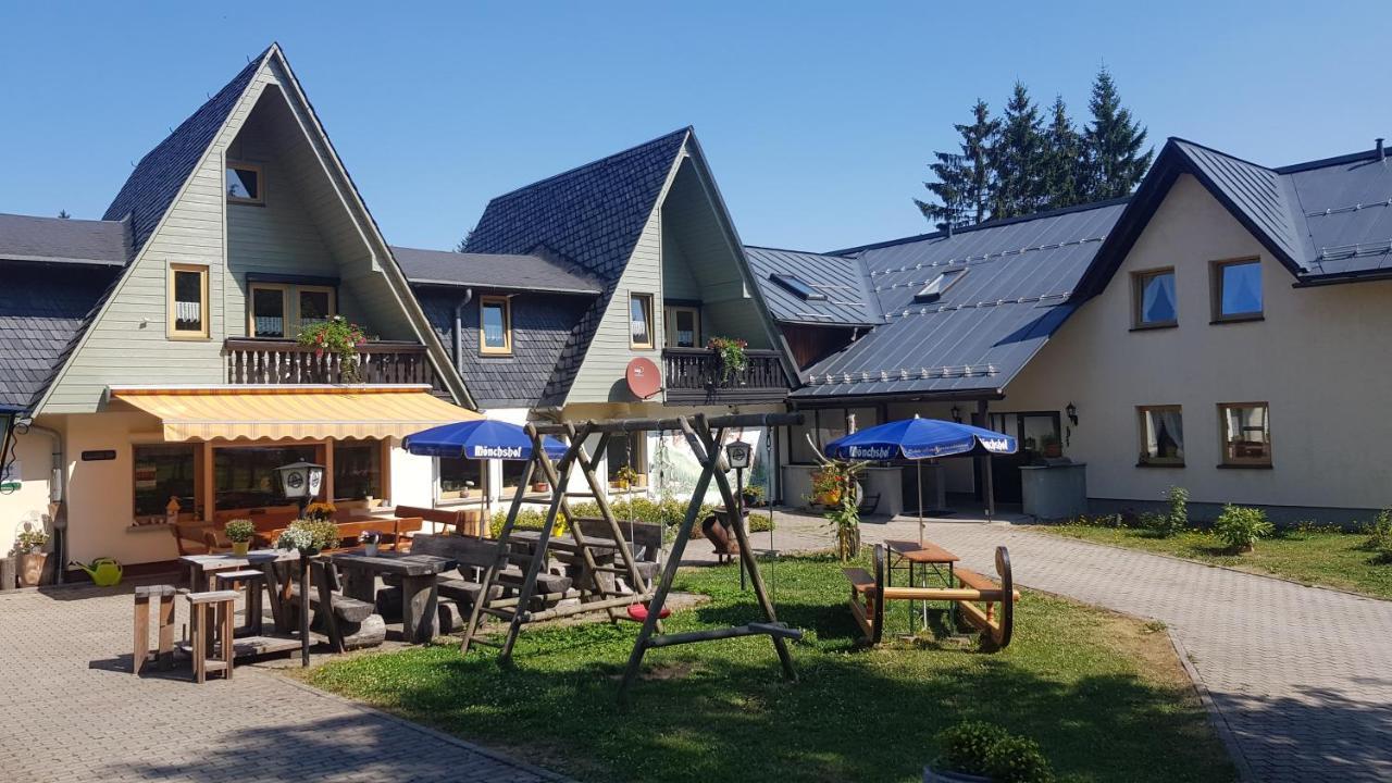 Hotel-Pension Rennsteighutte Frauenwald Dış mekan fotoğraf